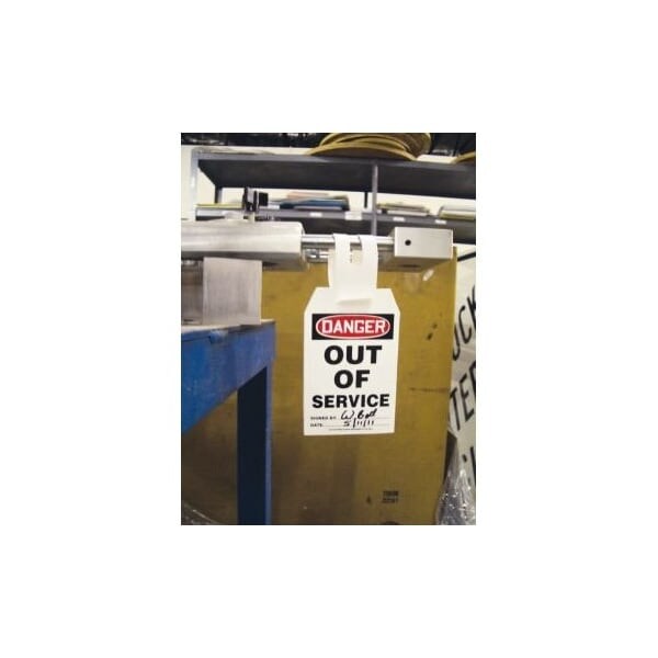 Accuform Danger, HS-Laminate, 3-1/4 in Width, 0.1 in Height, , 25 PK TAL357 - main